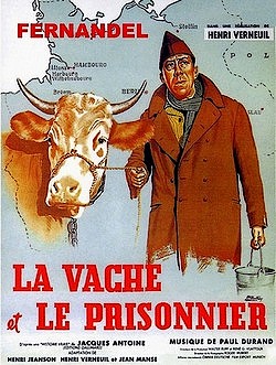 Корова и солдат / La vache et le prisonnier (1959) TVRip на Развлекательном портале softline2009.ucoz.ru
