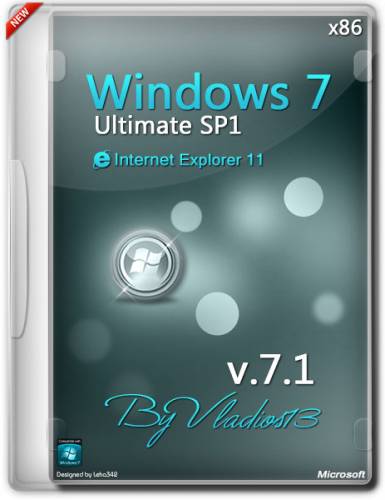 Windows 7 SP1 Ultimate x86 v.7.1 by vladios13 (RUS/2014) на Развлекательном портале softline2009.ucoz.ru