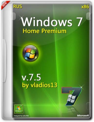 Windows 7 SP1 Home Premium x86 v.7.5 by vladios13 (RUS/2014) на Развлекательном портале softline2009.ucoz.ru