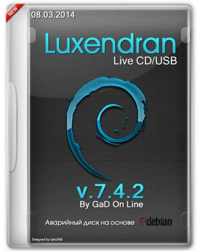 Luxendran 7.4.2 Live CD/USB (RUS/2014) на Развлекательном портале softline2009.ucoz.ru