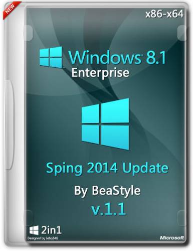 Windows 8.1 Enterprise x86/x64 Sping 2014 By BeaStyle v.1.1 (RUS/2014) на Развлекательном портале softline2009.ucoz.ru