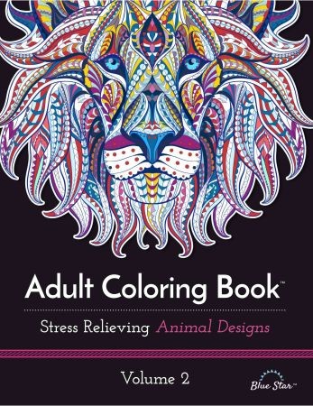 Adult Coloring Book: Stress Relieving Animal Designs Volume 2 на Развлекательном портале softline2009.ucoz.ru