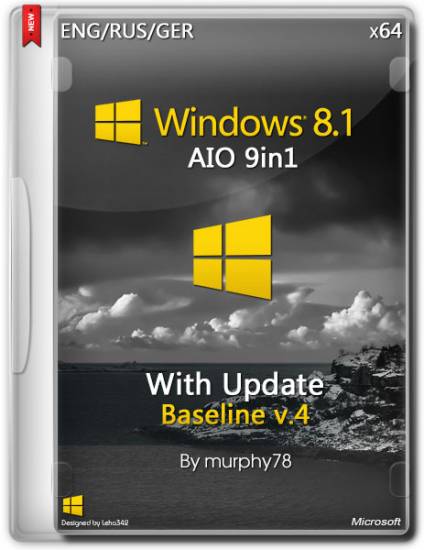 Windows 8.1 with Update x64 AIO Baseline v.4 (ENG/RUS/GER/2014) на Развлекательном портале softline2009.ucoz.ru
