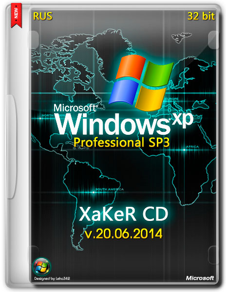 Windows XP Pro SP3 XaKeR CD v.20.06.2014 (RUS/2014) на Развлекательном портале softline2009.ucoz.ru