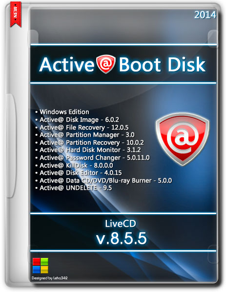 Active@ Boot Disk LiveCD v.8.5.5 (2014) на Развлекательном портале softline2009.ucoz.ru