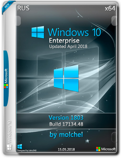 Windows 10 Enterprise x64 v.1803.17134.48 by Molchel (RUS/2018) на Развлекательном портале softline2009.ucoz.ru