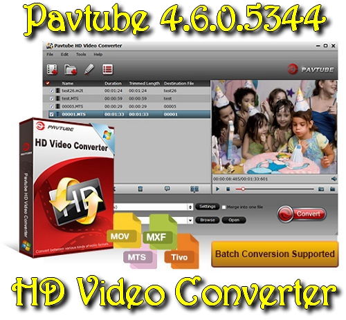 Pavtube HD Video Converter 4.6.0.5344 ML на Развлекательном портале softline2009.ucoz.ru