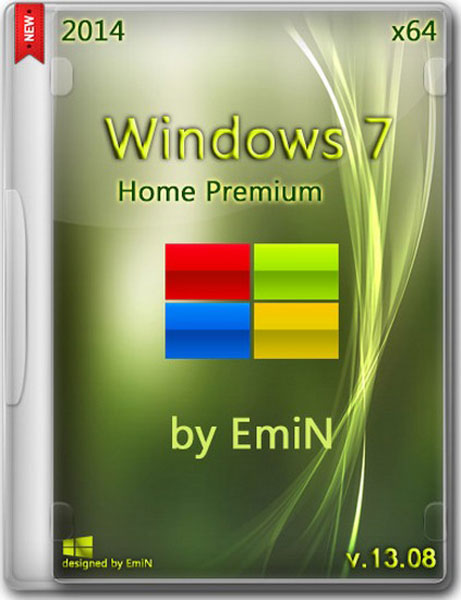 Windows 7 Home Premium SP1 x64 by EmiN 13.08 (2014/RUS) на Развлекательном портале softline2009.ucoz.ru