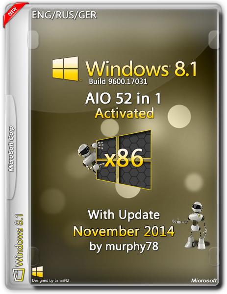Windows 8.1 AIO 52in1 x86 With Update November 2014 (ENG/RUS/GER) на Развлекательном портале softline2009.ucoz.ru