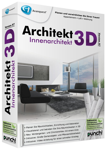 Architekt 3D X7.6 Innenarchitekt German (2014/x86/x64) на Развлекательном портале softline2009.ucoz.ru