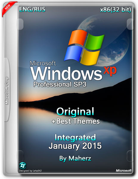 Windows XP Pro SP3 x86 Integrated January 2015 By Maherz + Best Themes (ENG/RUS) на Развлекательном портале softline2009.ucoz.ru