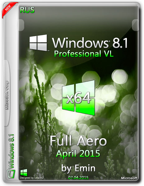 Windows 8.1 x64 Professional VL Update3 Full Aero by Emin (RUS/2015) на Развлекательном портале softline2009.ucoz.ru