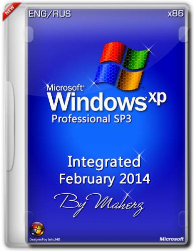 Windows XP Pro SP3 x86 Integrated February 2014 By Maherz (ENG/RUS) на Развлекательном портале softline2009.ucoz.ru