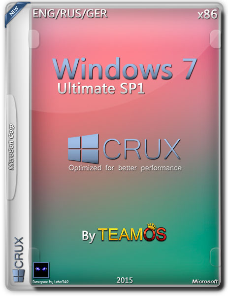 Windows 7 Ultimate CRUX x86 by TeamOS (ENG/RUS/GER/2015) на Развлекательном портале softline2009.ucoz.ru