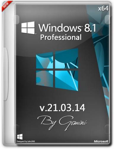 Windows 8.1 Professional v.21.03.14 by Gemini (x64/RUS) на Развлекательном портале softline2009.ucoz.ru