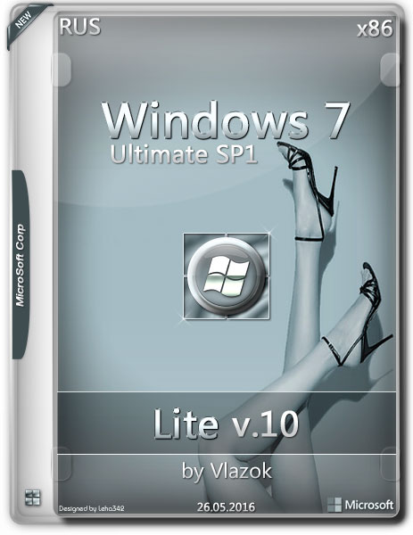 Windows 7 Ultimate SP1 x86 Lite v.10 by Vlazok (RUS/2016) на Развлекательном портале softline2009.ucoz.ru