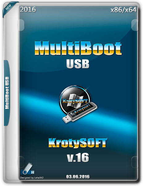 MultiBoot USB KrotySOFT v.16 (RUS/2016) на Развлекательном портале softline2009.ucoz.ru