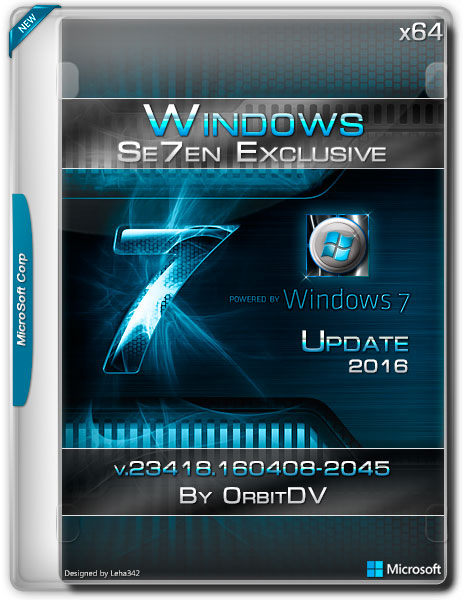 Windows Se7en Update Exclusive x64 v.23418 by OrbitDV (RUS/ENG/2016) на Развлекательном портале softline2009.ucoz.ru