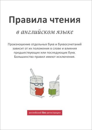 Правила чтения в английском языке на Развлекательном портале softline2009.ucoz.ru