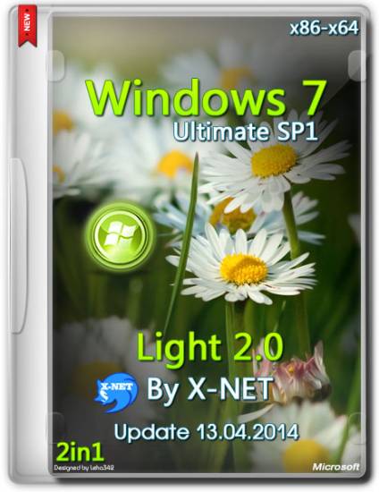 Windows 7 Ultimate x86/x64 Lite v.2.0 Update 13.04.2014 By X-NET (RUS/2014) на Развлекательном портале softline2009.ucoz.ru