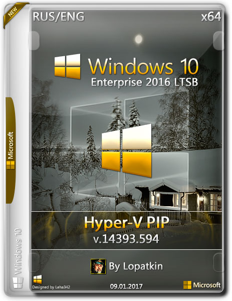 Windows 10 Enterprise 2016 LTSB x64 14393.594 Hyper-V PIP (RUS/ENG/2017) на Развлекательном портале softline2009.ucoz.ru