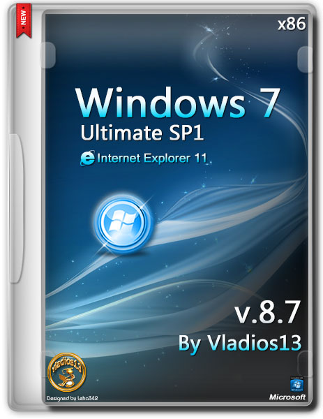 Windows 7 Ultimate SP1 x86 by Vladios13 v.8.7 (RUS/2014) на Развлекательном портале softline2009.ucoz.ru