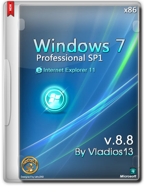 Windows 7 Professional SP1 x86 by Vladios13 v.8.8 (RUS/2014) на Развлекательном портале softline2009.ucoz.ru