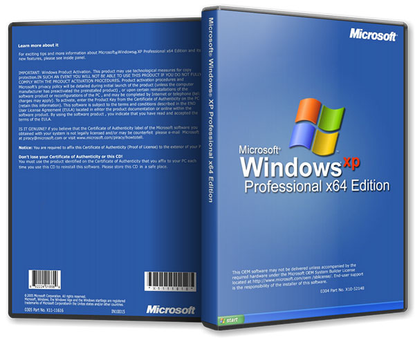 Microsoft Windows XP Professional x64 Edition SP2 VL SATA AHCI v.09.05 (2014/RUS) на Развлекательном портале softline2009.ucoz.ru