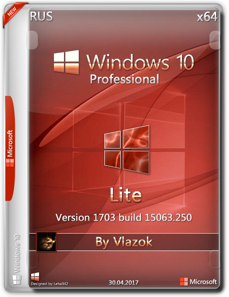 Windows 10 Professional x64 Lite 1703.15063.250 by Vlazok (RUS/2017) на Развлекательном портале softline2009.ucoz.ru