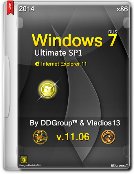 Windows 7 SP1 Ultimate x86 v.11.06  by DDGroup™ & Vladios13 (RUS/2014) на Развлекательном портале softline2009.ucoz.ru