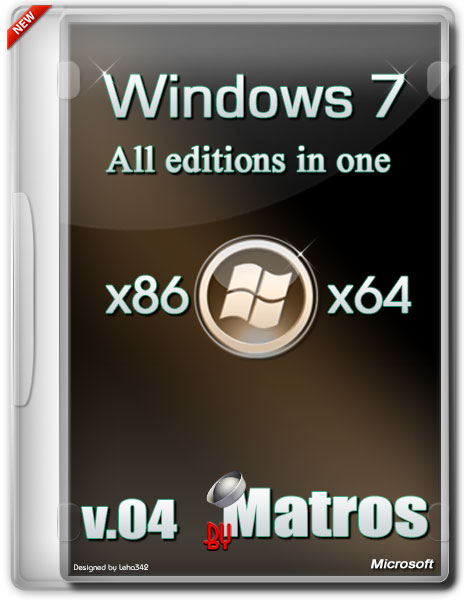 Windows 7 M All editions in one DVD and WPI by Matros v.04 (x86/x64/RUS/2014) на Развлекательном портале softline2009.ucoz.ru