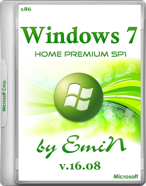 Windows 7 Home Premium SP1 x86 by EmiN v.16.08 (2014/RUS) на Развлекательном портале softline2009.ucoz.ru