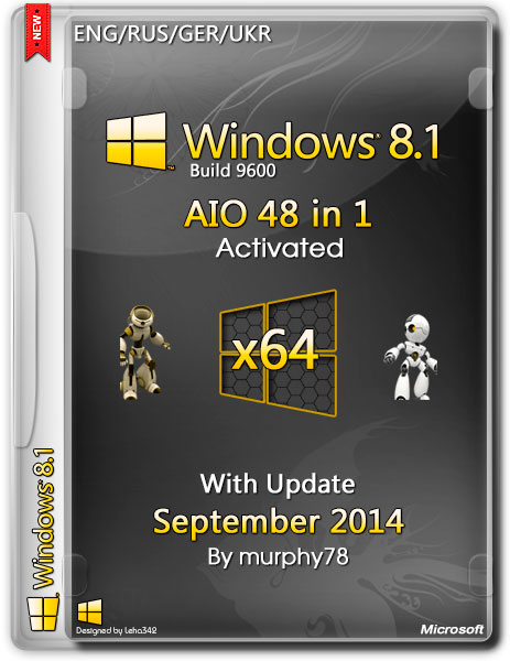 Windows 8.1 AIO 48in1 x64 With Update September 2014 (ENG/RUS/GER/UKR) на Развлекательном портале softline2009.ucoz.ru