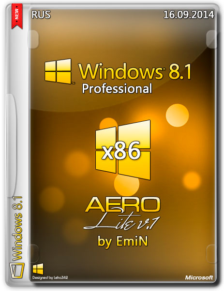 Windows 8.1 Professional x86 AERO Lite v.1 by EmiN (RUS/2014) на Развлекательном портале softline2009.ucoz.ru