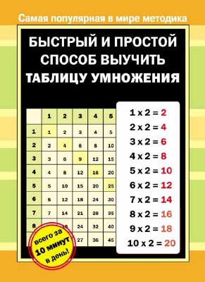 Быстрый и простой способ выучить таблицу умножения (2012) PDF, DjVu на Развлекательном портале softline2009.ucoz.ru