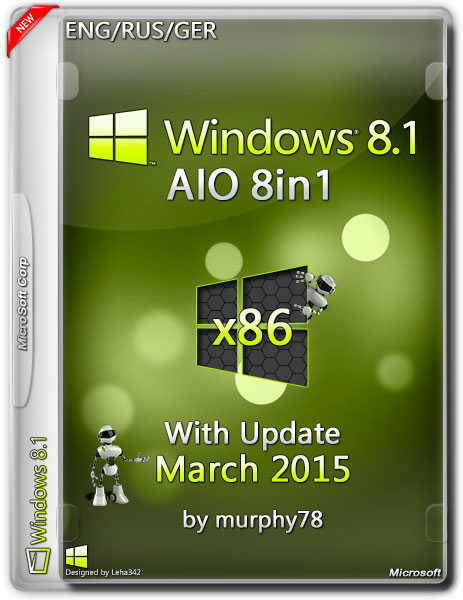 Windows 8.1 x86 AIO 8in1 With Update March 2015 (ENG/RUS/GER) на Развлекательном портале softline2009.ucoz.ru