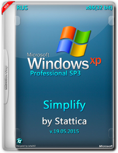 Windows XP Pro SP3 x86 Simplify v.19.05.2015 by Stattica (RUS/2015) на Развлекательном портале softline2009.ucoz.ru