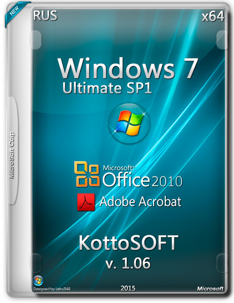 Windows 7 x64 Ultimate Office2010 Adobe Acrobat KottoSOFT v.1.06 (RUS/2015) на Развлекательном портале softline2009.ucoz.ru