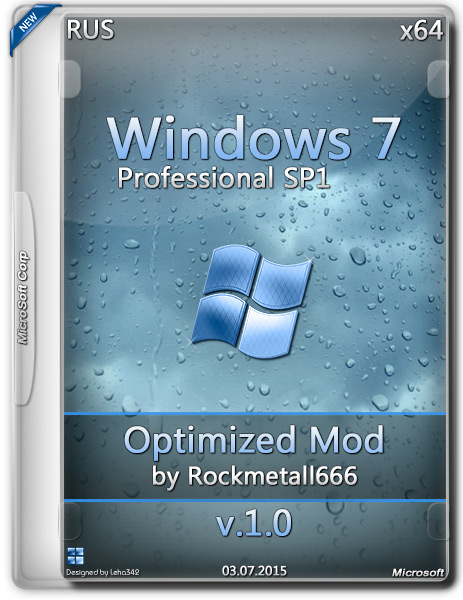 Windows 7 Professional SP1 x64 Optimized Mod v.1.0 by Rockmetall666 (RUS/2015) на Развлекательном портале softline2009.ucoz.ru